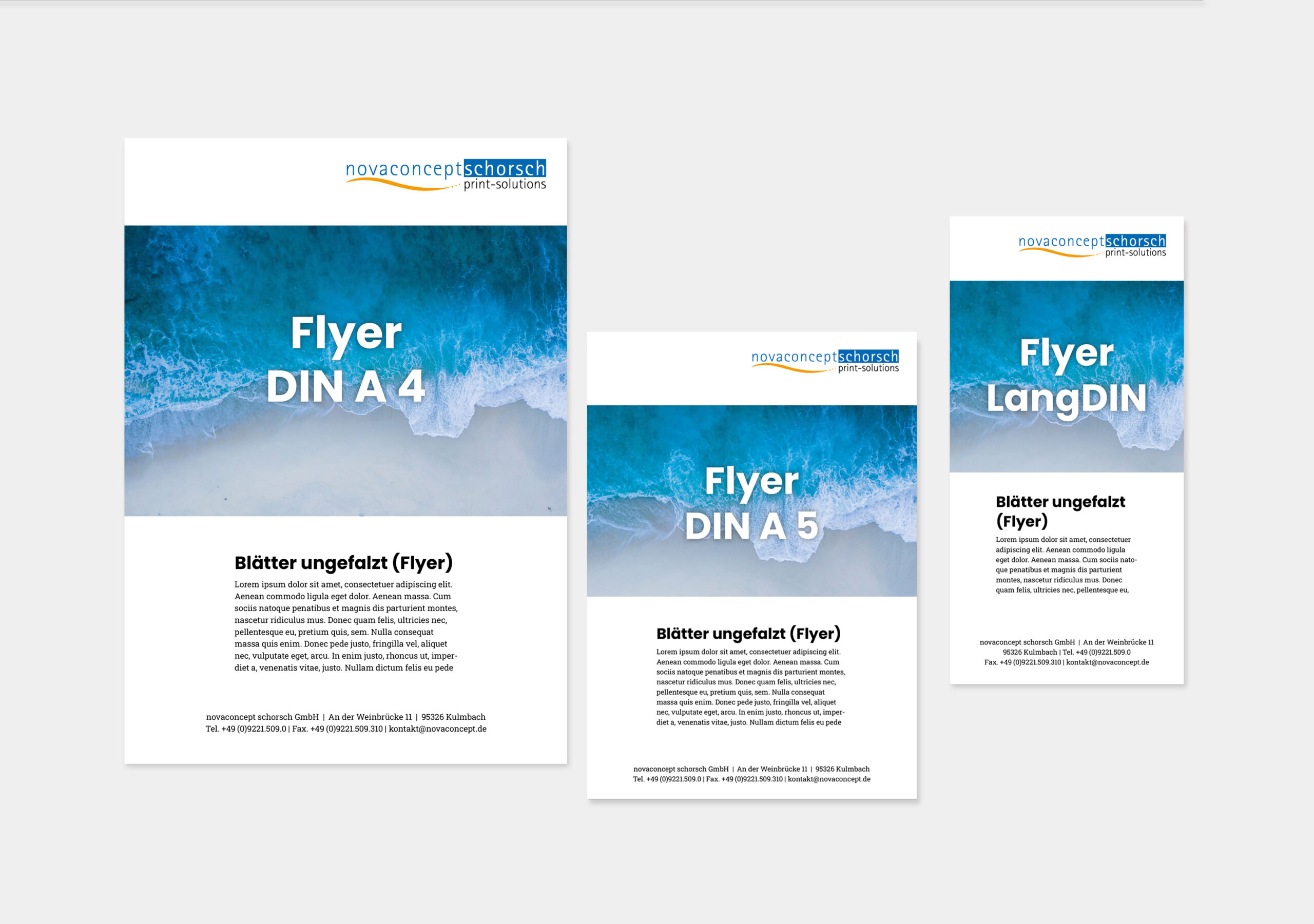 Flyer A 4, A 5, LangDIN